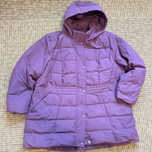 Lands End down coat